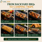 TrueTrend™ 360° Rolling Grill Basket – Stainless Steel BBQ Cage for Even Grilling 🍖🔥