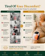 TrueTrend™ Cordless Knee Massager with Soothing Heat & Vibration Therapy