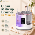 TrueTrend™ AuraCleanse 3-in-1 Automatic Makeup Brush Cleaner & Dryer