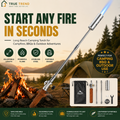 TrueTrend™ Extendable Outdoor Fire Starter Torch – Portable Butane Gas Lighter for Camping & BBQ